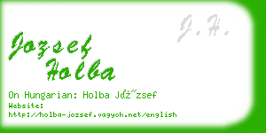 jozsef holba business card